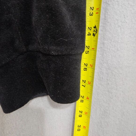 SWS Athletics Velour Sweats Bite Me Black Women's Medium Lounge Pants Athleisure - Picture 5 of 9